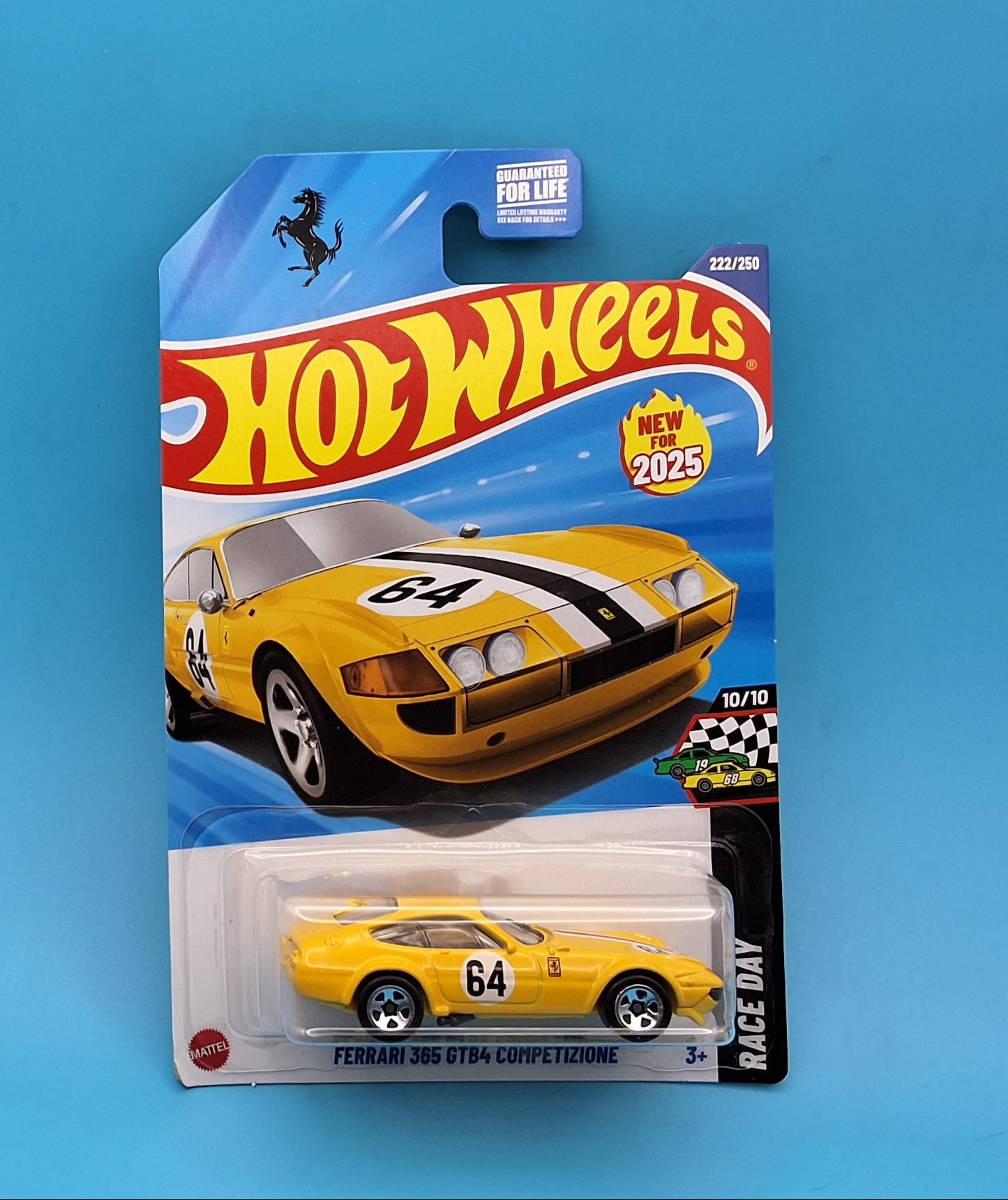 Hot Wheels 2025 "Ferrari 365 GTB4 Competizone " Race Day 10/10 JBC19