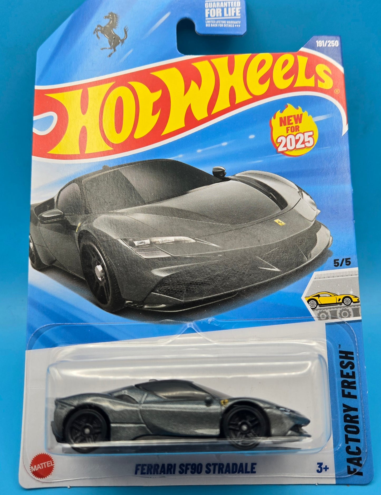 Hot Wheels 2025 "Ferrari SF90 Stradale" Factory Fresh 5/5