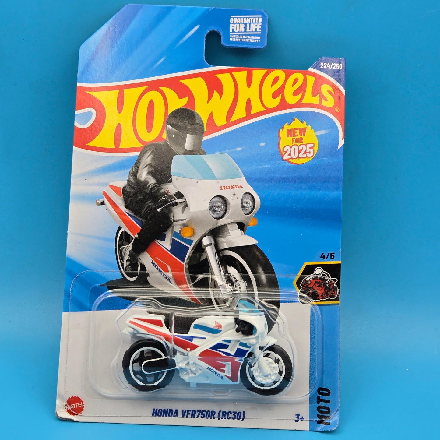 Hot Wheels 2025 " Honda VFR750R (RC30) Moto 4 of 5 HYW51