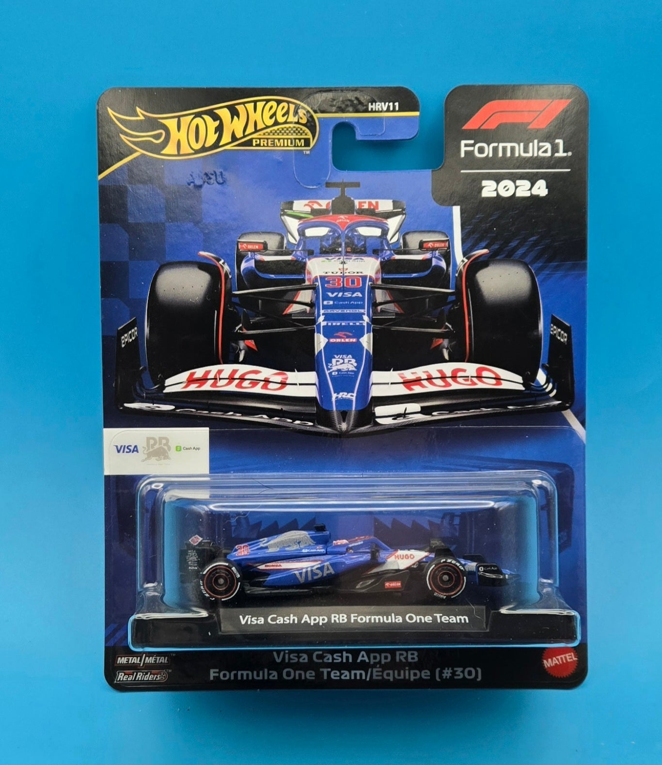 Hot Wheels Premium " 2024 Visa Cash App RB Formula One Team/Equipe #30 HRV11