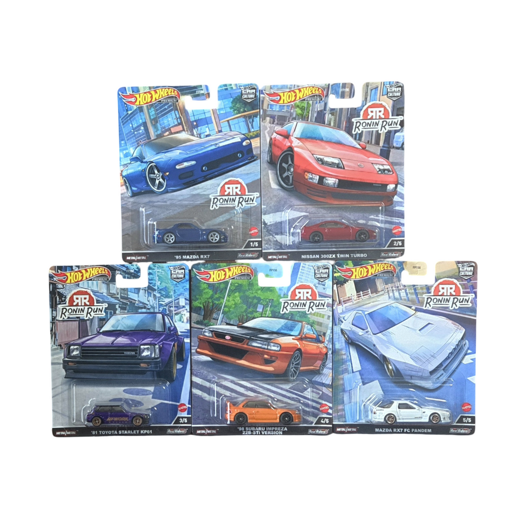 Hot Wheels Premium Car Culture 2023 - Ronin Run - Set of 5
