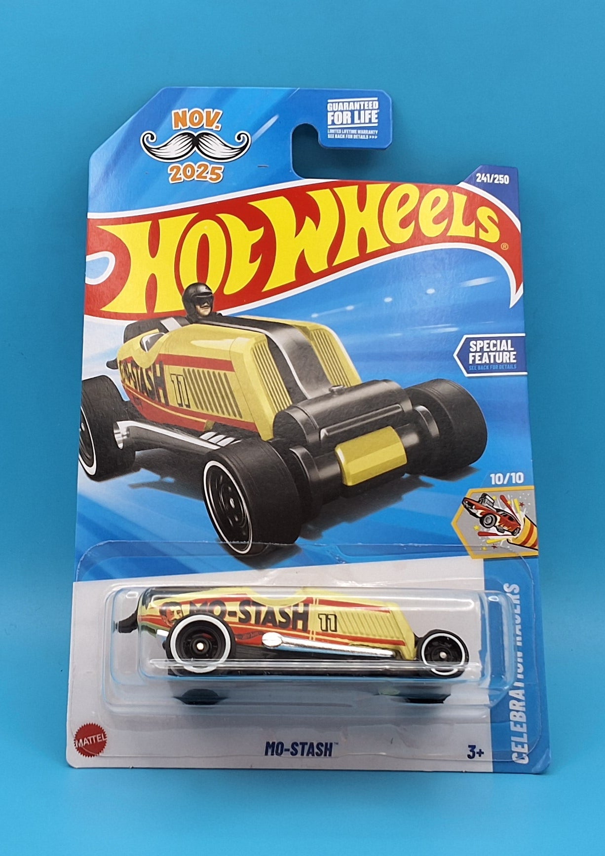 Hot Wheels 2025 " Mo-Stash " Celebration Racers 10/10 JBB46