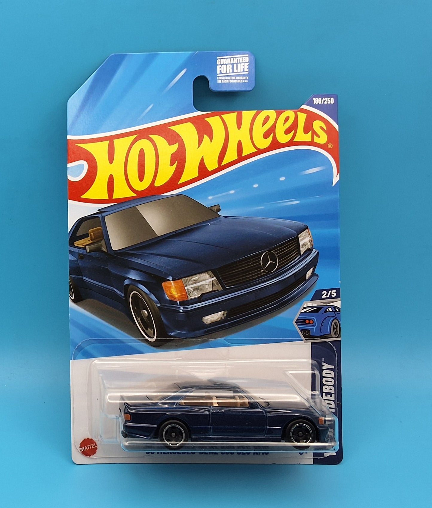 Hot Wheels 2025 " '89 Mercedes-Benz 560 SEC-AMG " Wild Widebody 2/5 JBB85