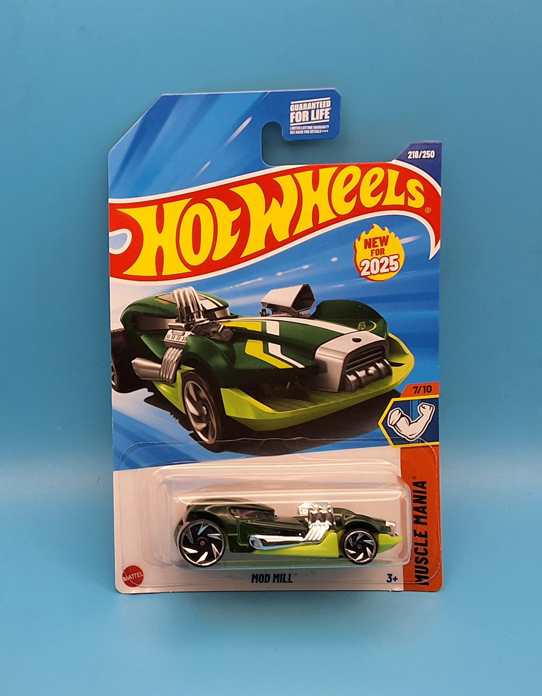 Hot Wheels 2025 " Mod Mill " green Muscle Mania 7/10 JBC15