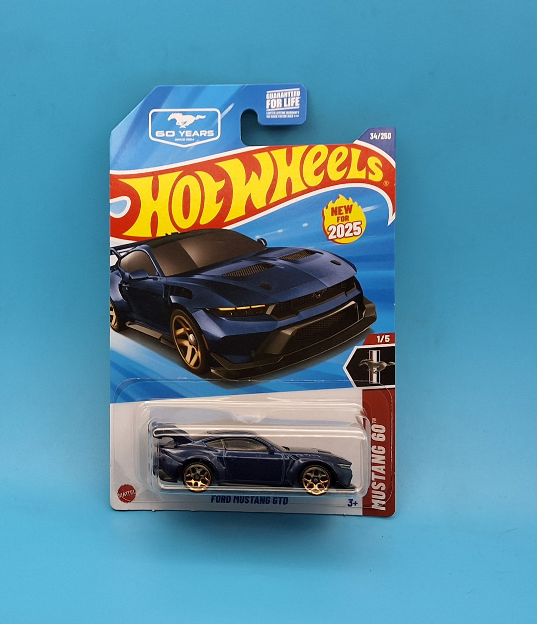 Hot Wheels 2025 " Ford Mustang GTD " Mustang 60 1/5 JBB93