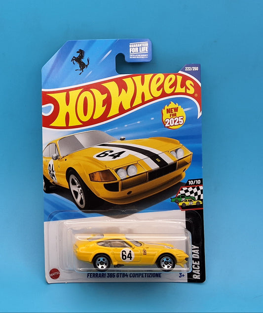 Hot Wheels 2025 "Ferrari 365 GTB4 Competizone " Race Day  10/10 JBC19