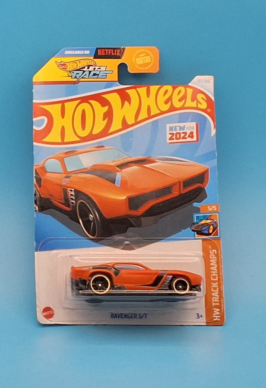 Hot Wheels 2024 " Ravenger S/T " HW Track Champs  5/5 HRY81