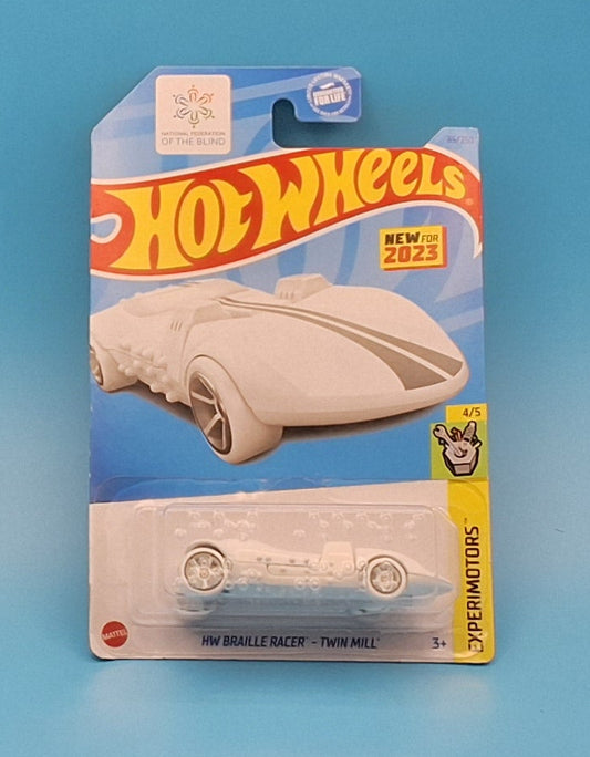 Hot Wheels 2023 " HW  Braille Racer-Twin Mill " Experimotors 4/5 HKG33 85/250