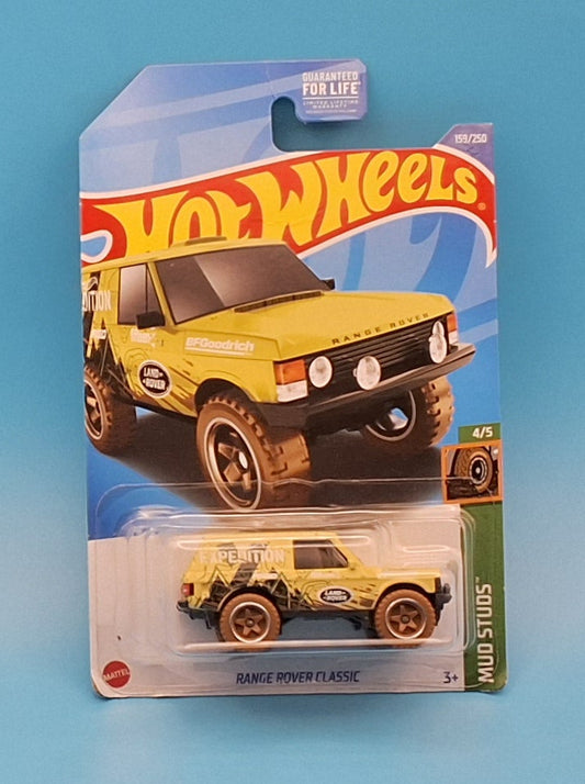 Hot Wheels  2021 " Range Rover Classic " Mud Studs 4/5 HCX52 159/250