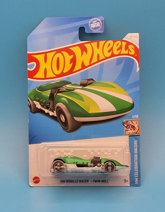 Hot Wheels 2021 " HW Braille Racer - Twin Mill " HW Celebration Racers 1/10 HTC99 27/250