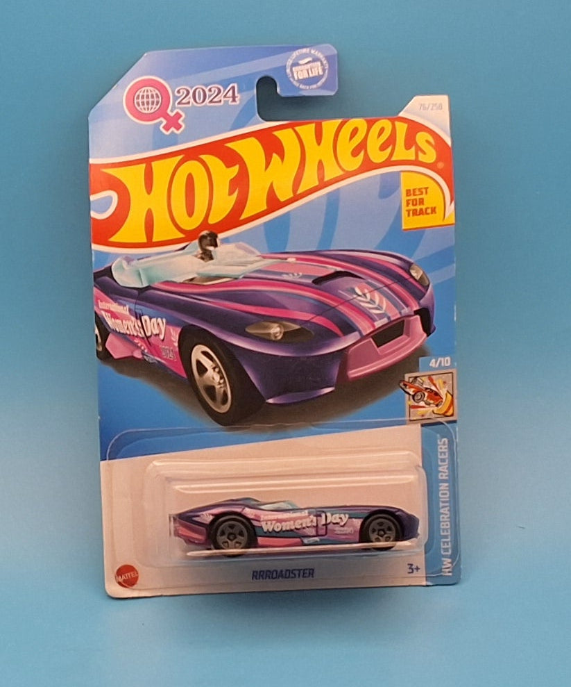 Hot Wheels 2024 " Rrroadster " HW Celebration Racers 4/10 HRY98 76/250