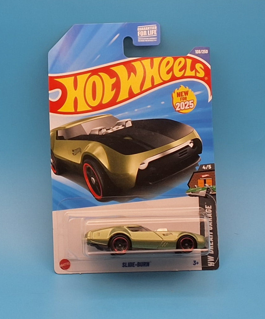 Hot Wheels  2025 " Slide-Burn " HW  Dream Garage 4/5 HYX84 108/250