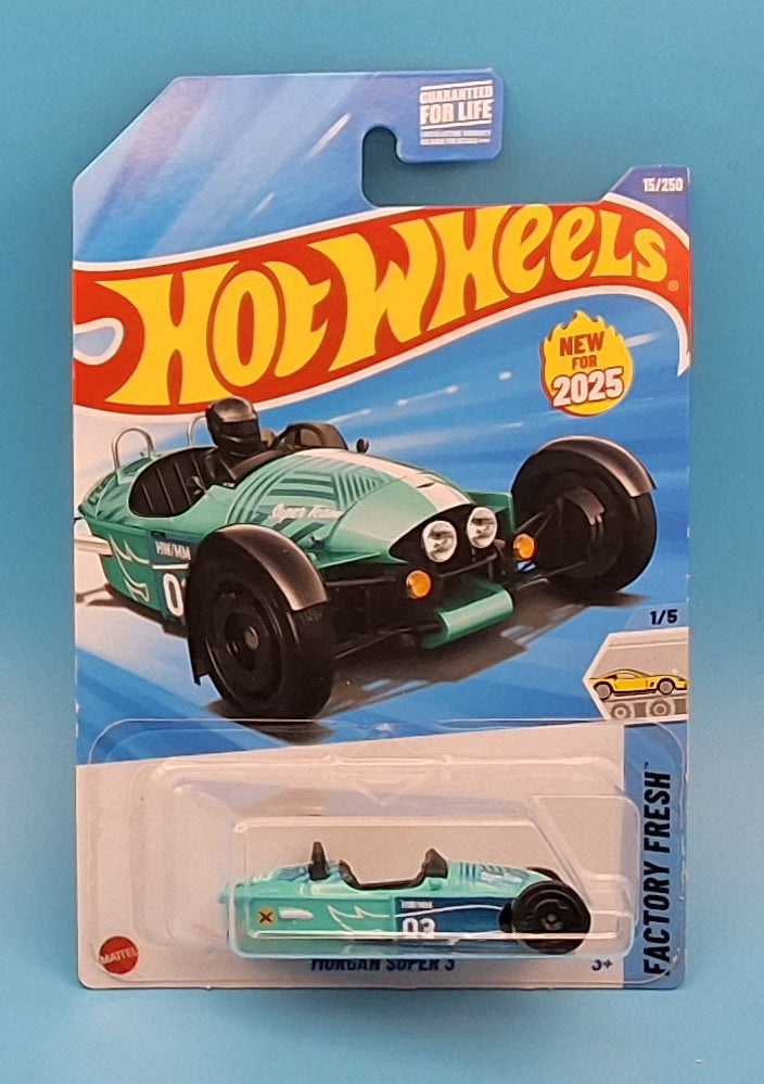 Hot Wheels 2025 " Morgan Super 3 " Factory Fresh 1/5 HYW13 15/250