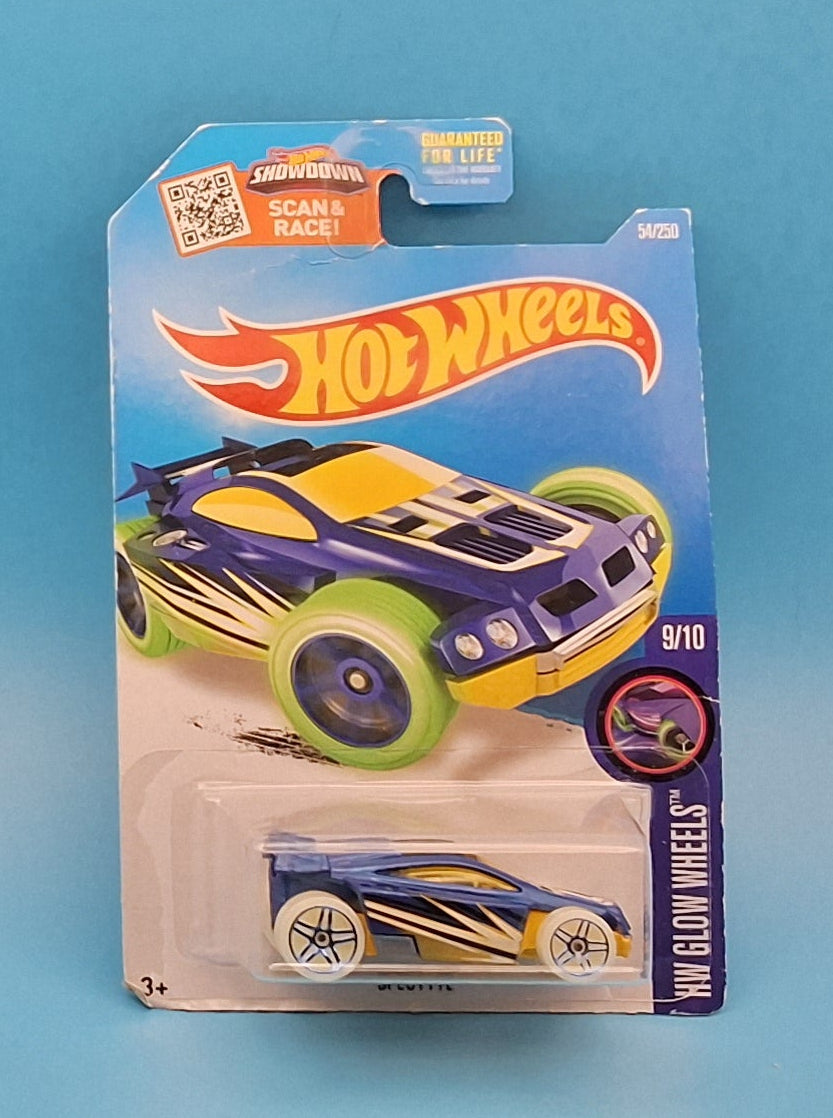 Hot Wheels 2015 " Spectyte " HW Glow Wheels  9/10 DHP79 54/250
