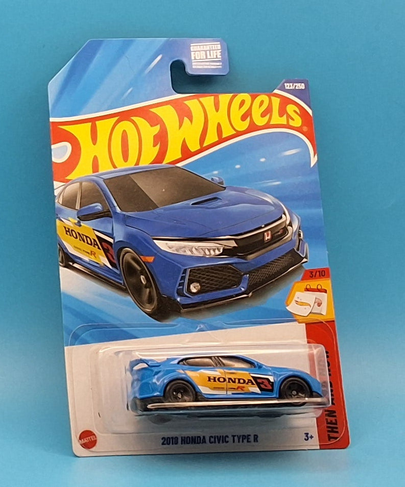 Hot Wheels 2025 " 2018 Honda Civic Type R " Then and Now  3/10 JBB77 123/250