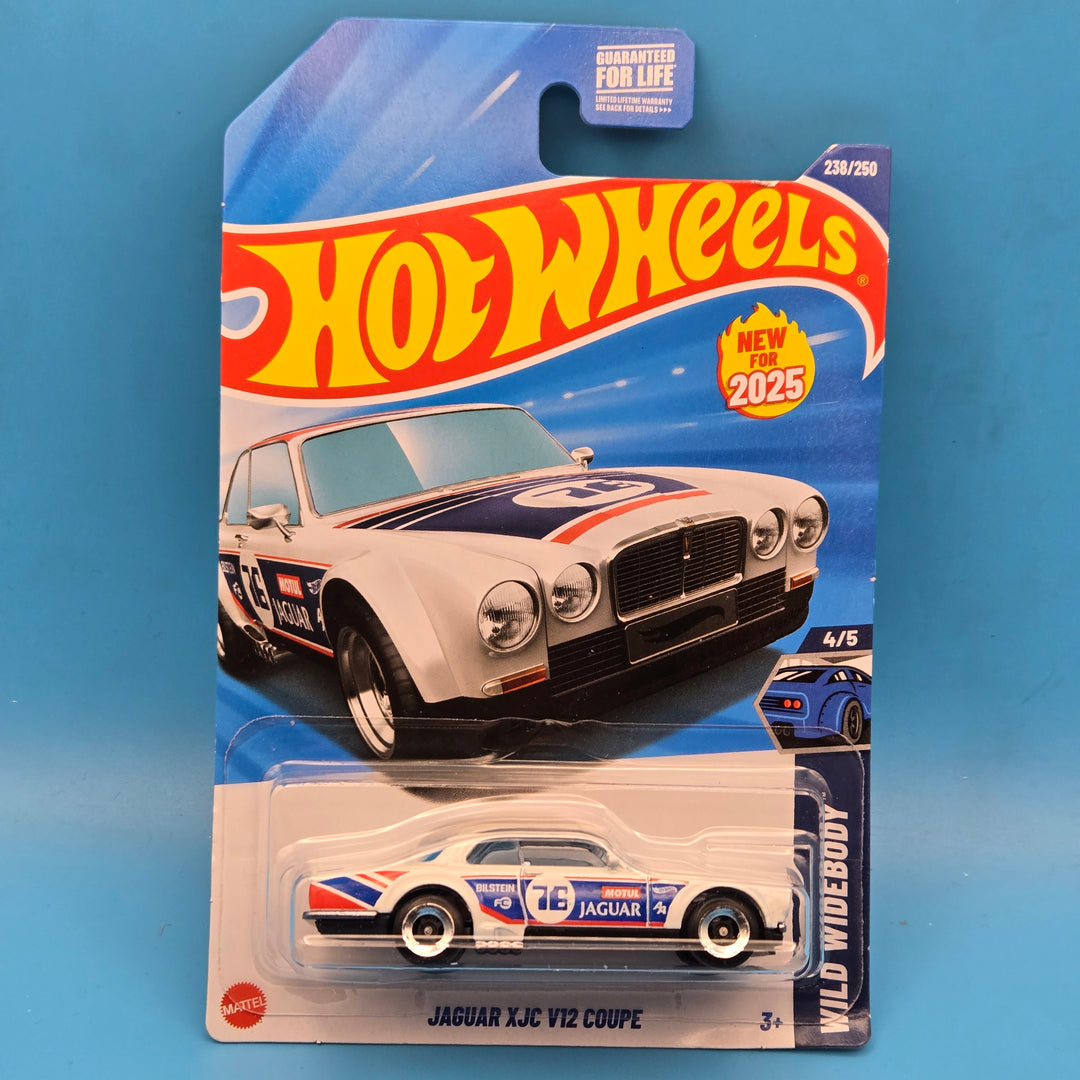 Hot Wheels 2025 " Jaguar XJC V12 Coupe " Wild Widebody 4 of 5 HYW54