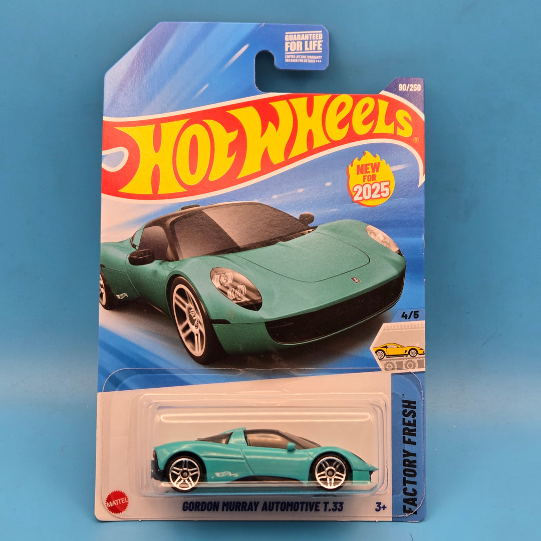 Hot Wheels 2025 " Gordon Murray Automotive T.33 " Factory Fresh 4 of 5