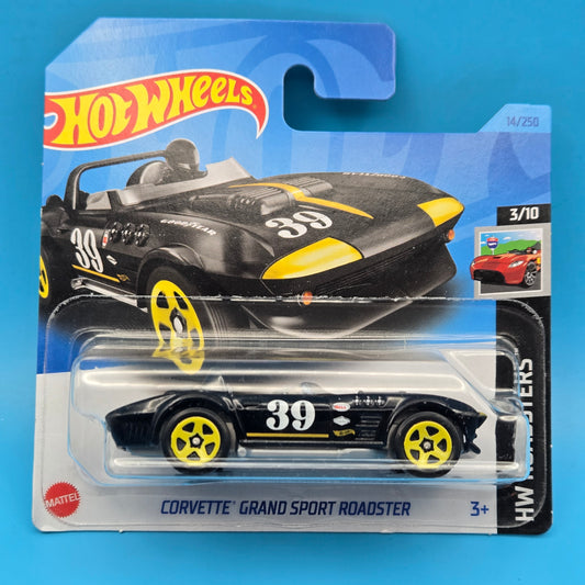 Hot Wheels " Grand Sport Roadster " HW Roadsters 3 of 10 14/250 NKH38 Short Card