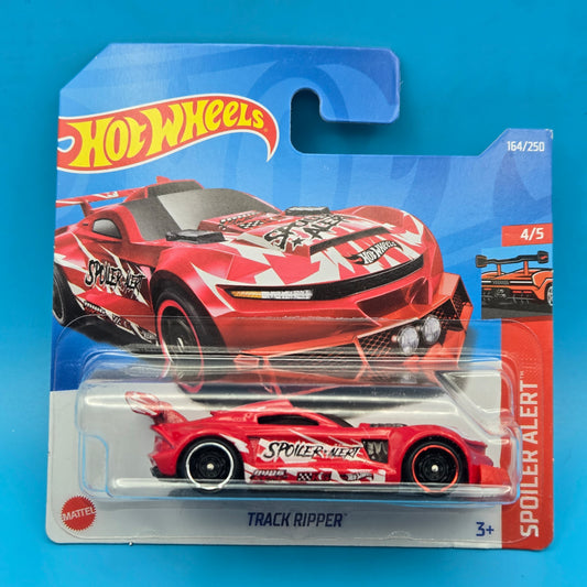 Hot Wheels " Track Ripper " Spoiler Alert 4 of 5 164/250 HCX68 (Short Card)