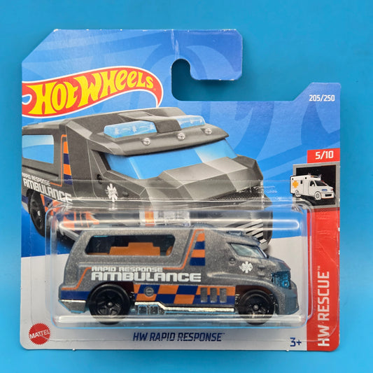 Hot Wheels " HW Rapid Response " HW Rescue 5 of 10 205/250 HCX79 Short Card