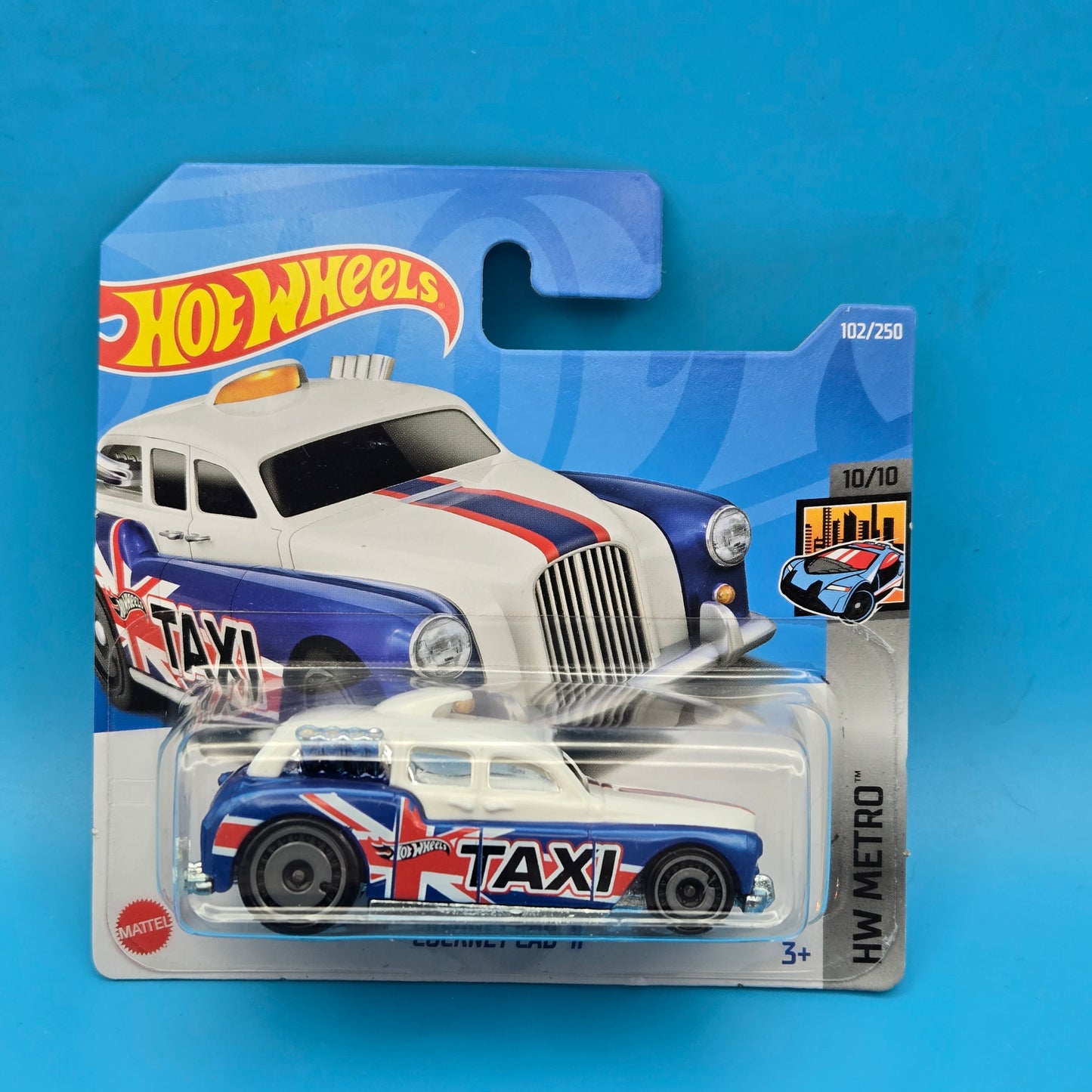 Hot Wheels " Cockney Cab II " HW Metro 10/10 102/250 HCX10 Short Card