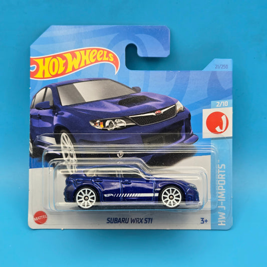 Hot Wheels " Subaru WRX ST1 " HW J-Imports 2 of 10 21/250 HJK10 Short Card