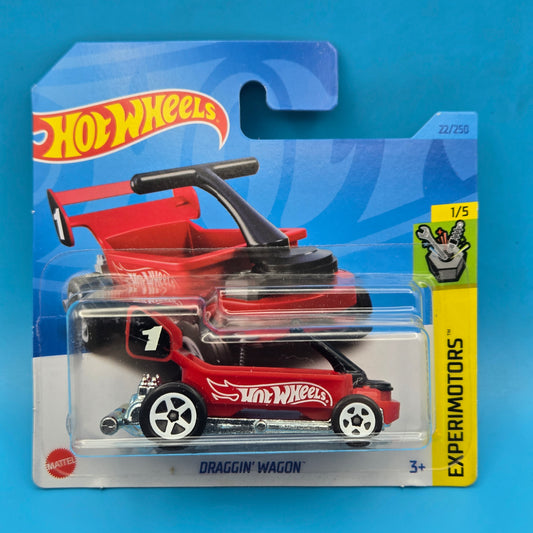 Hot Wheels " Draggin' Wagon " Experimotors 1 of 5 22/250HKG26 Short Card