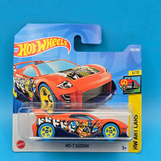 Hot Wheels " MS-T Suzuka " HW Art Cars 6 of 10 170/250 HCX51 Short Card