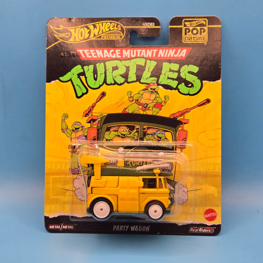 HW Premium " Party Wagon " Pop Culture Teenage Mutant Ninja Turtles HXD63