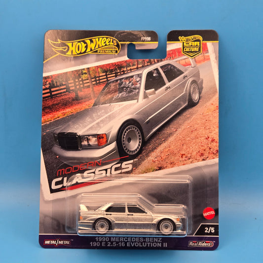 HW Premium " 1990 Mercedes-Benz 190 E 2.6-16 Evolution II " 2025 Car Culture 2/5 FPY86