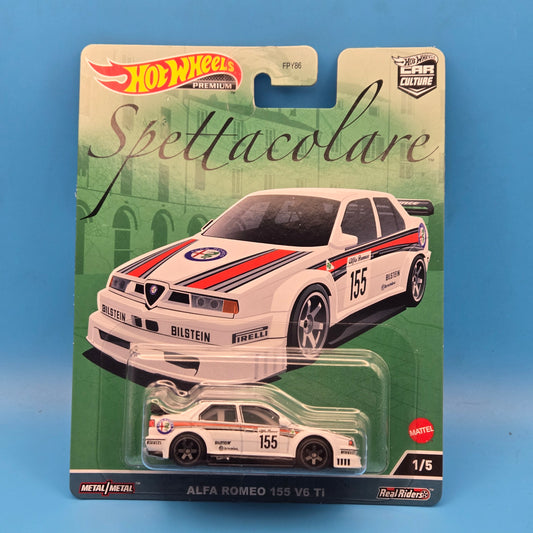 HW Premium " Alpha Romeo 155 V6 TI " 2023 Car Culture 1/5 FPY86