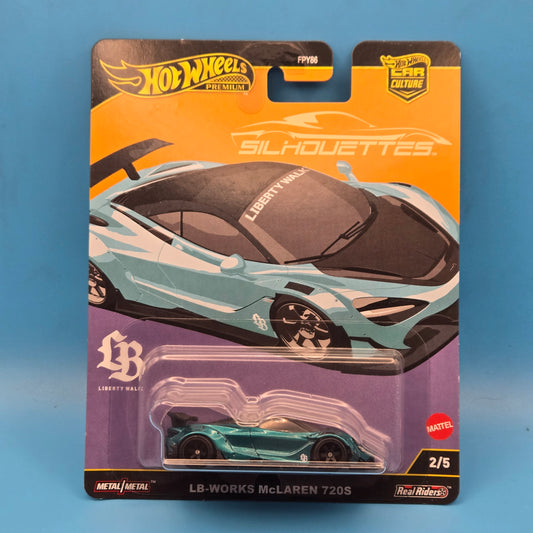 HW Premium " LB-Works McLaren 720S " Car Culture 2/5 Silhouettes Liberty Walk FPY86