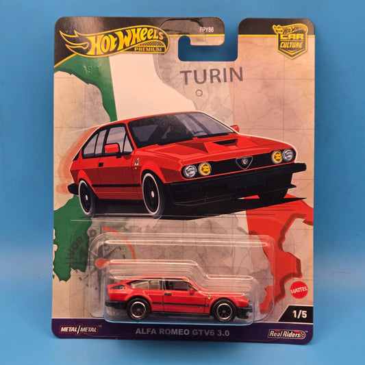 HW Premiums " Alfa Romeo GTV6 3.0 " Car Culture 1/5 FPY86