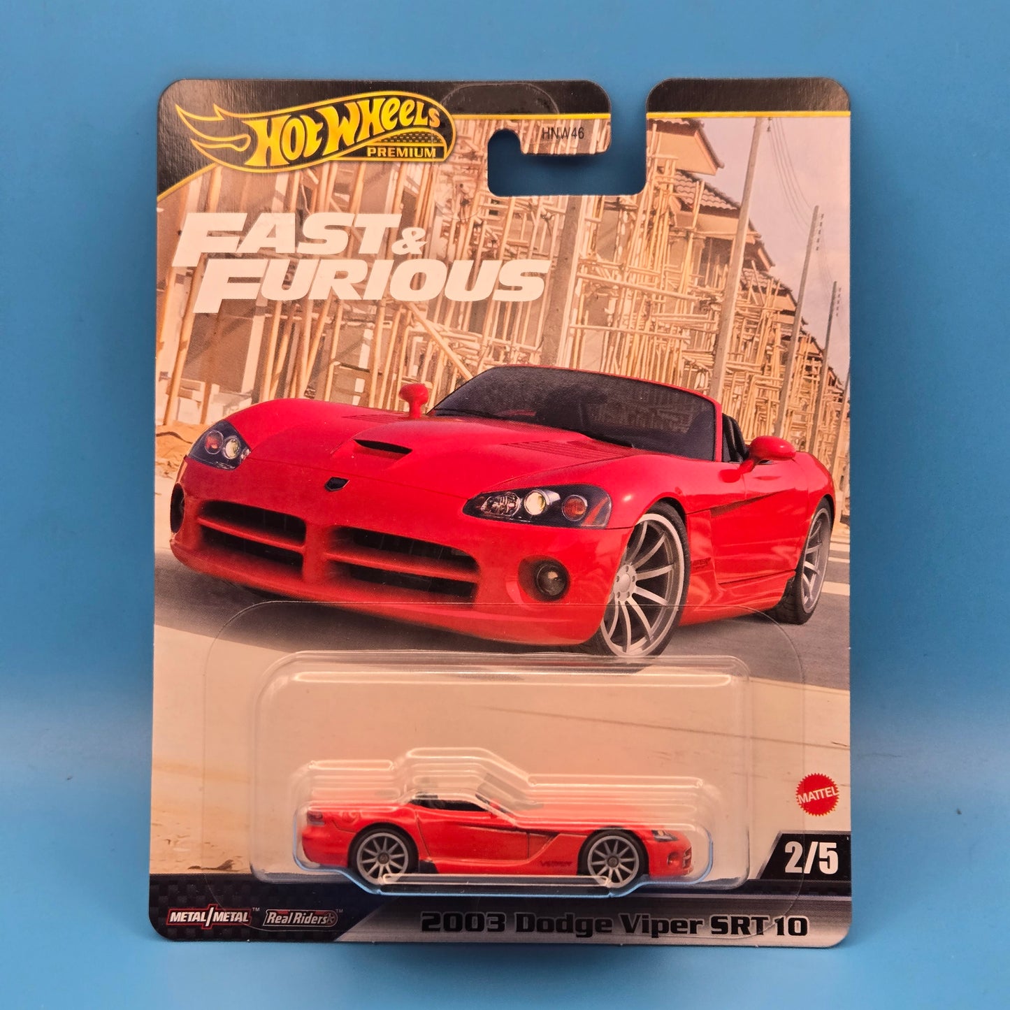 HW Premium " 2003 Dodge Viper SRT 10 " 2025 Fast & Furious 2 of 5