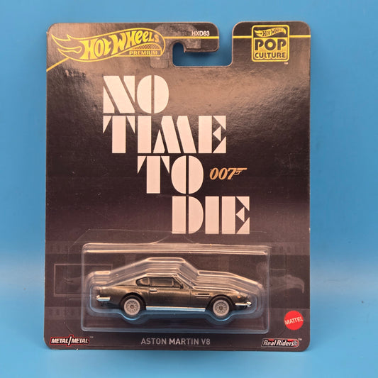 HW Premium " Aston Martin V8 " Pop Culture No Time To Die HXD63