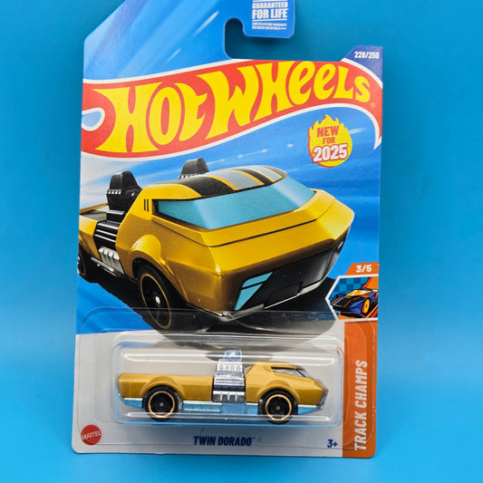 Hot Wheels 2025 " Twin Dorado " Track Champs 3 of 5 HYW49