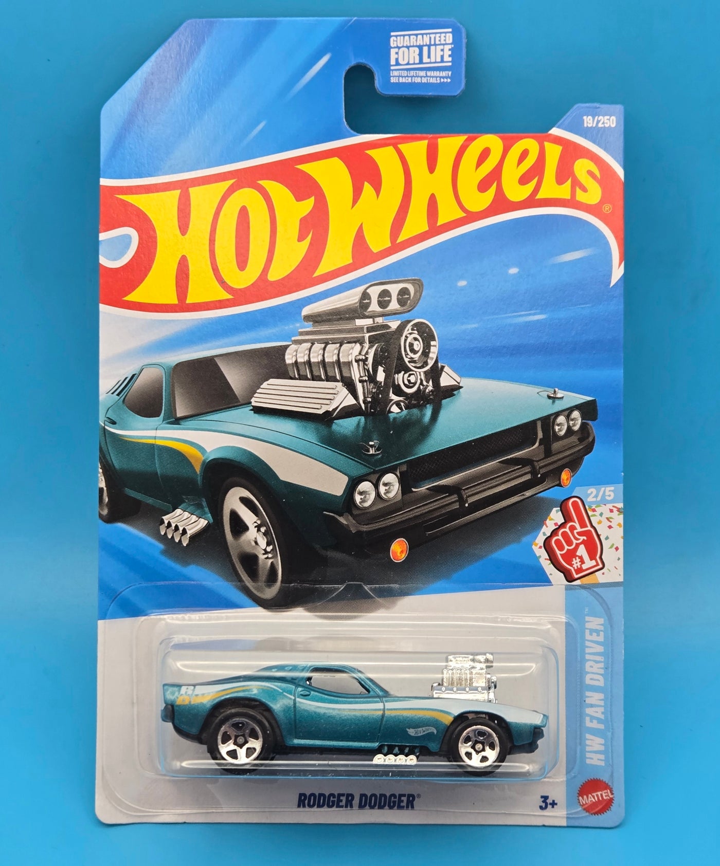 2026 Hot Wheels " Rodger Dodger " HW Fan Driven 2/5 JJH94 19/250