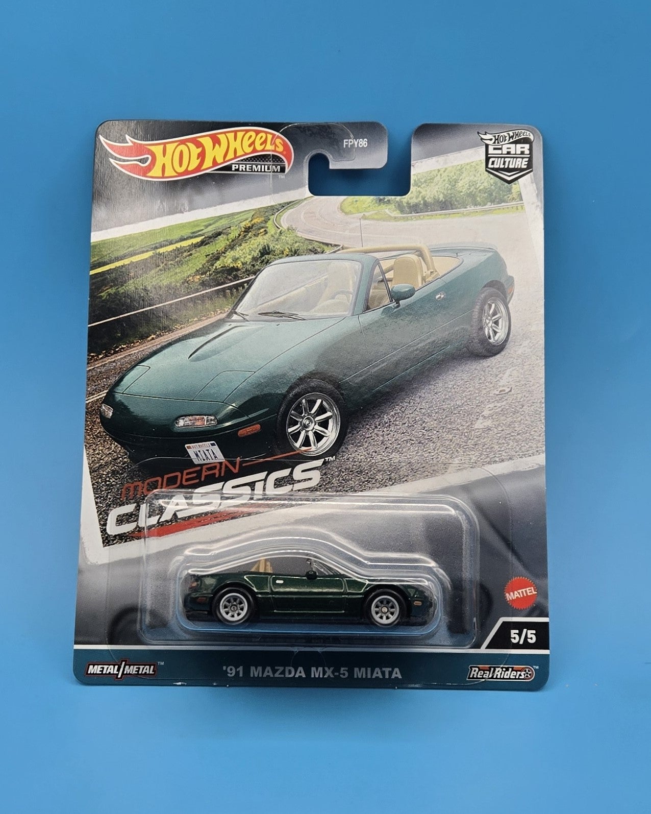 HW Premium " '91 Mazda MX-5 Miata " Car Culture Modern Classics 5/5 FPY86