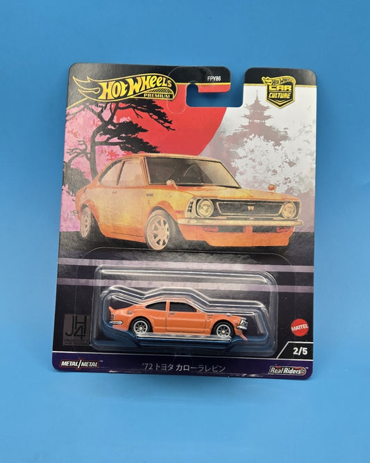 Hot Wheels Premium " '72 Toyota Corolla Levin " Car Culture 2 of 5 FPY86