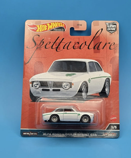 Hot Wheels Premium " Alfa Romeo Giulia Sprint GTA " Car Culture Spectraflame 5/5