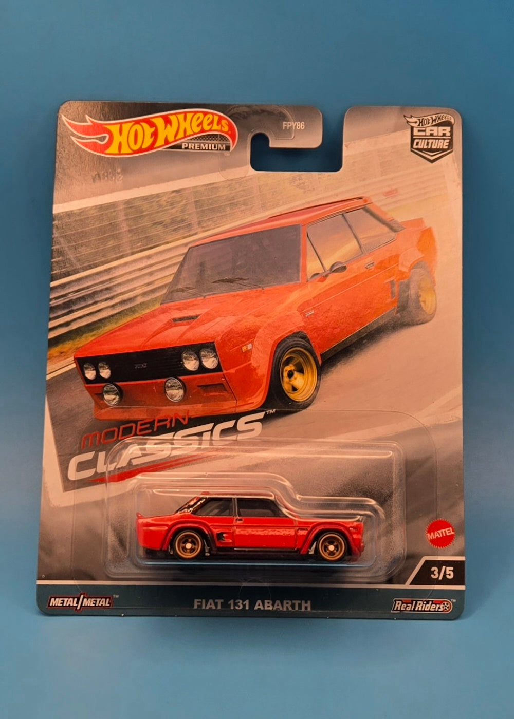 Hot Wheels Premium " Fiat 131 Abarth " Car Culture Modern Classics 3 of 5 FPY88