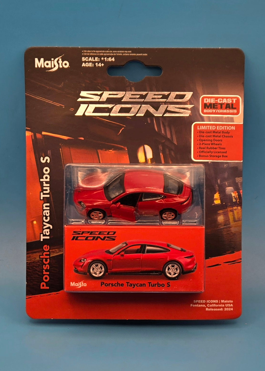 Maisto Porsche Taycan Turbo S Speed Icons 1/64