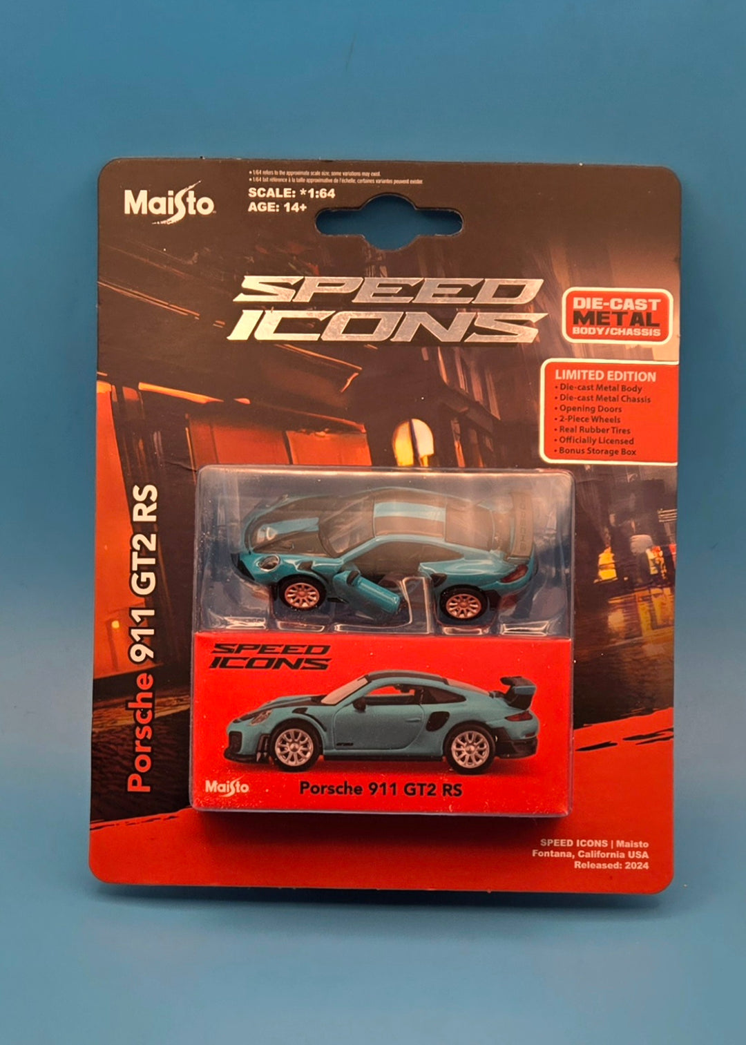Maisto Porsche 911 GT2 RS Speed Icons 1/64