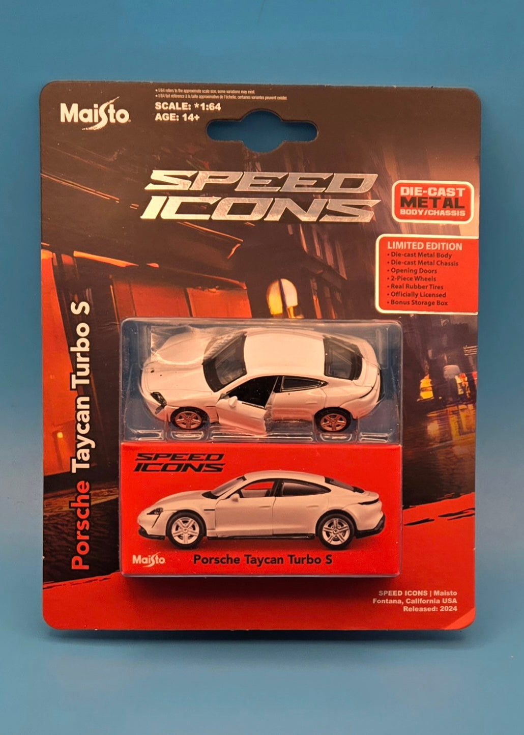 Maisto Porsche Taycan Turbo S Speed Icons 1/64