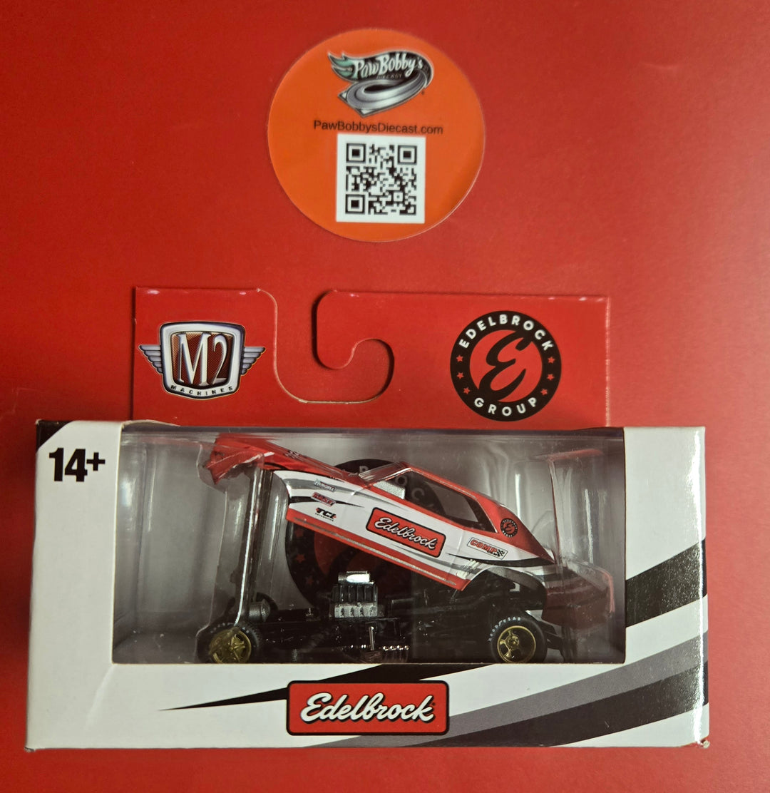 M2 Machines " 1969 Chevrolet Camaro Z28 Funny Car " Edelbrock RS84 24-54