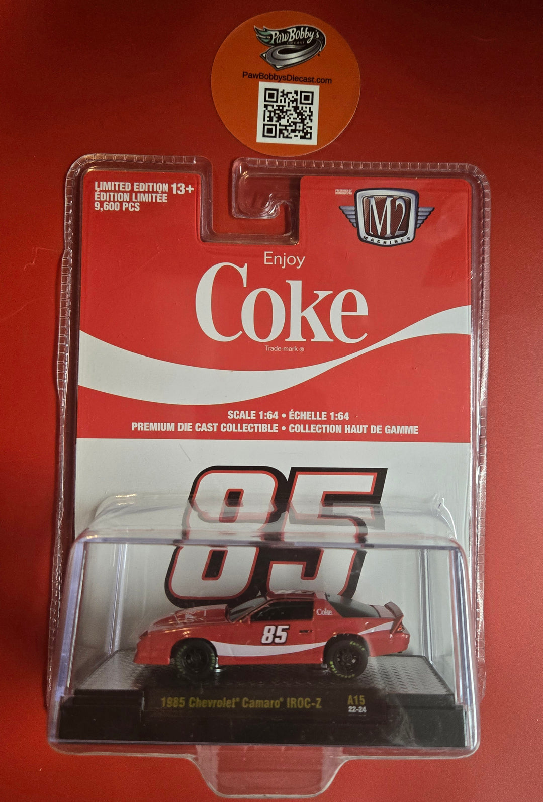 M2 Machines " 1985Chevrolet Camaro IROC-Z " A15 22-24