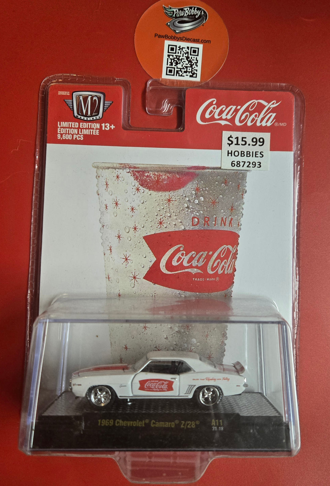 M2 Machines " 1969 Chevrolet Camaro Z28 " A11 21-18