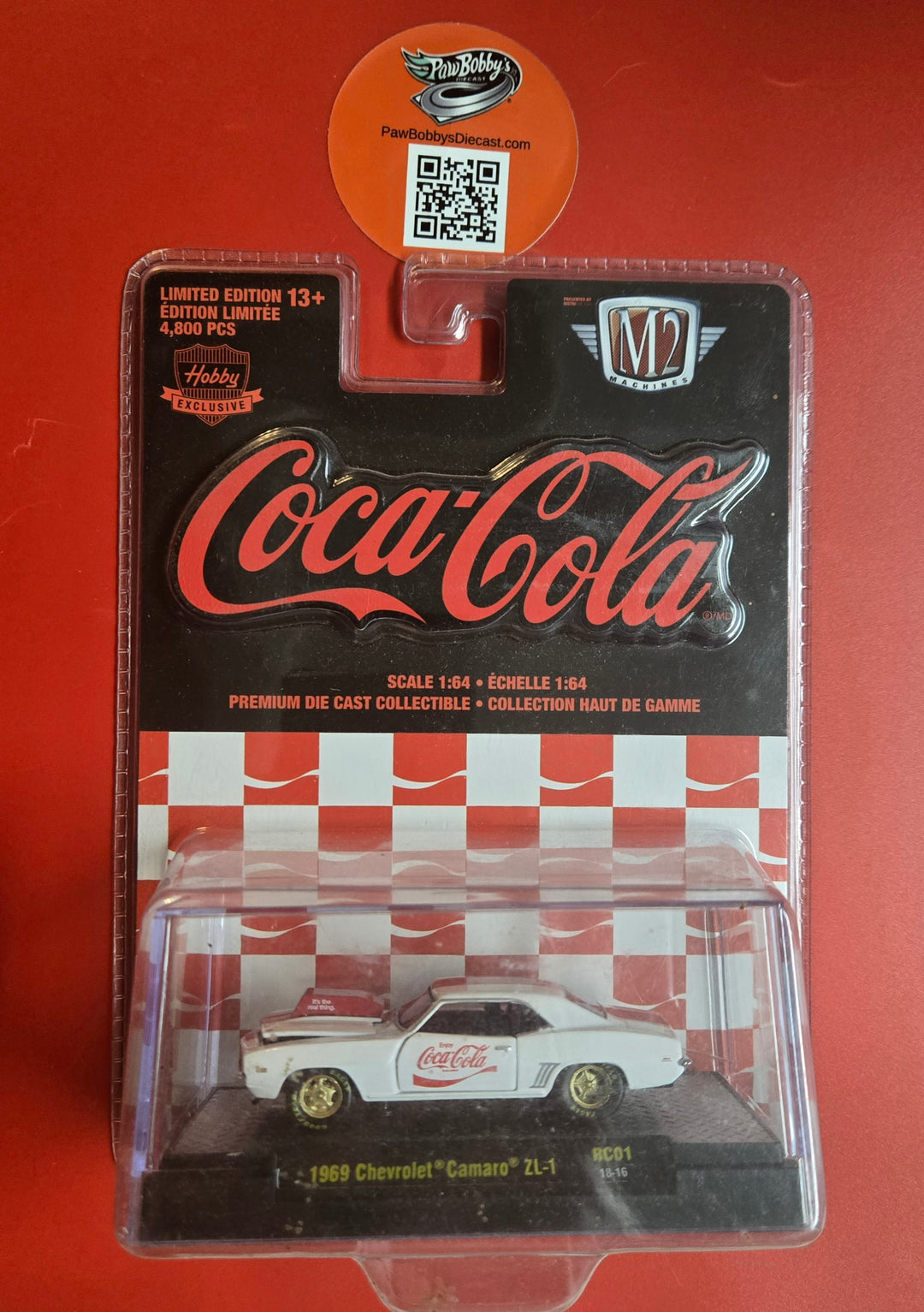 M2 Machines " 1969 Chevrolet Camaro ZL-1 " RC01 18-16