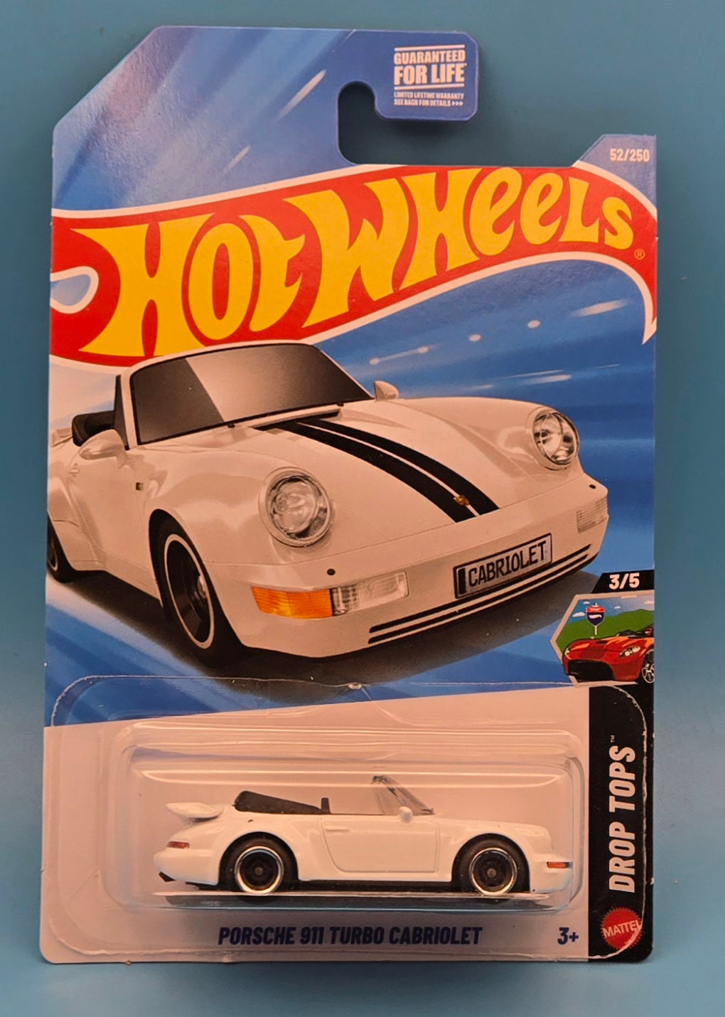Hot Wheels 2026 " Porsche 911 Turbo Cabriolet " Drop Tops 3/5 JJJ22