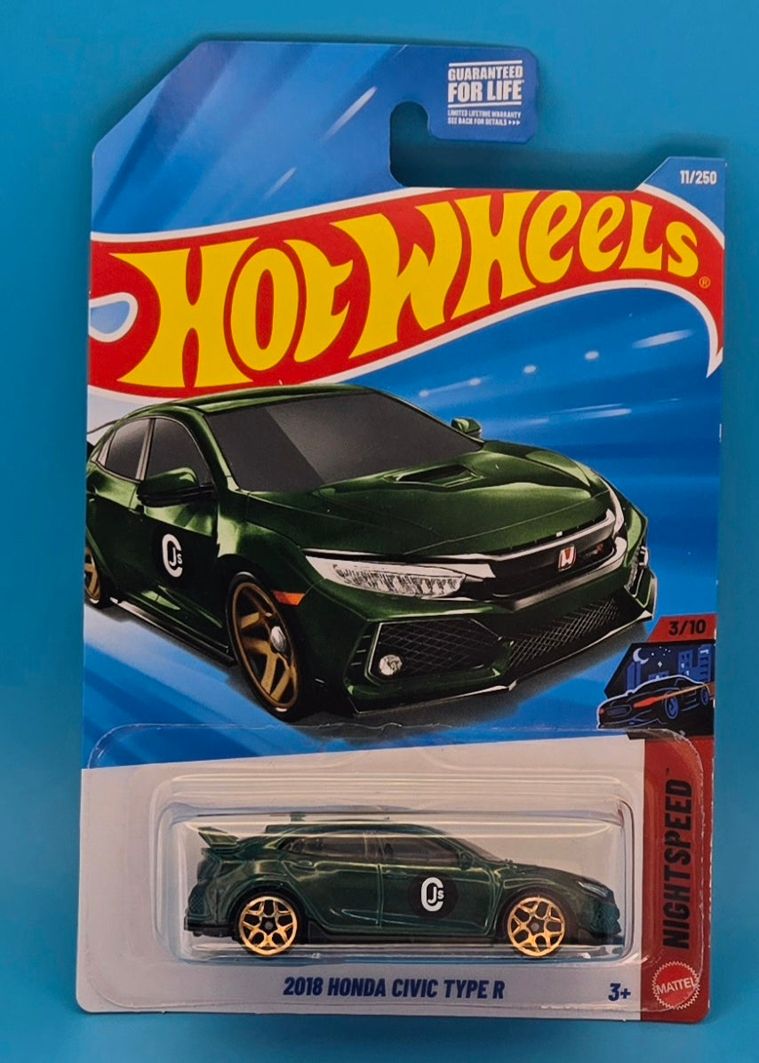 Hot Wheels 2026 " 2018 Honda Civic Type R " Nightspeed 3/10 JJK87
